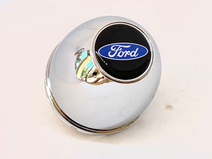 Chrome Coated CEC-70 Centerline Centre Cap 81mm - Ford Logo