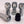Weld Wheel Lock Nut Set 7/16