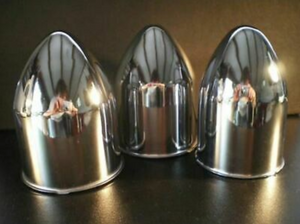 Bullet Chrome Steel Centre Cap 86mm Diam.