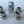 Chrome Open-End Lock Nut Set 12mm x 1.5 Thread x 22mm Height
