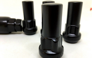 Black Lock Nut Set 14mm x 1.5 Thread x 48mm Height