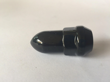 Load image into Gallery viewer, Black Bullet Wheel Nut 12mm x 1.5 Thread x 48mm Height