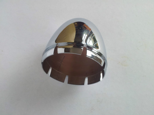 Chrome Coated CS-20 Centerline Centre Cap 70mm - No Logo