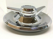 Load image into Gallery viewer, Rallye Wheel 2 Bar Spinner Hub Cap Chrome Steel 7&quot; Inner Lip