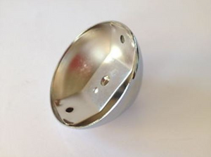 Chrome Steel Bullet Centre Cap 63mm Diam.