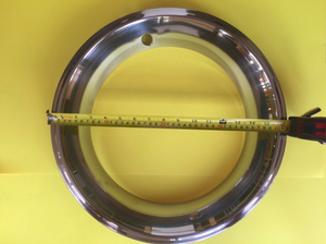 Stainless Steel Trim Rim Set - 15" x 7" Wheels