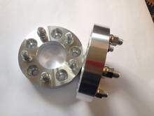 Load image into Gallery viewer, Billet Alloy Wheel Spacer Set 5 x 4.25&quot; To 5 x 4.25&quot; x 30mm Thick