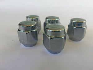 Chrome Wheel Nut 7/16" UNF Thread x 27mm Height