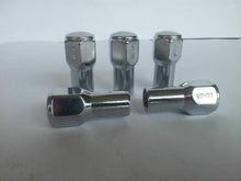 Load image into Gallery viewer, Chrome Mag Wheel Nut Long Shank + Tapered Seat/Cone 7/16&quot; UNF Thread x 48mm Height