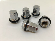 Load image into Gallery viewer, Chrome Radius Seat Wheel Nut 12mm x 1.5 X 33mm Height