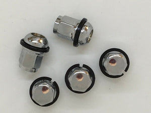 Chrome Radius Seat Wheel Nut 12mm x 1.5 X 33mm Height