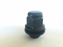 Load image into Gallery viewer, Black OEM Wheel Nut + Attached Washers 12mm x 1.5 Thread x 37mm Height