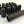Black Spline Lock Tuner Wheel Nut 12mm x 1.25 Thread x 35mm Height