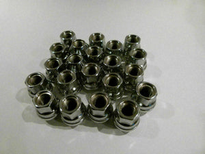 Chrome Open-End Wheel Nut 12 mm x 1.5 Thread x 25mm Height