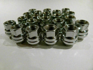 Chrome Open-End Wheel Nut 12 mm x 1.5 Thread x 25mm Height